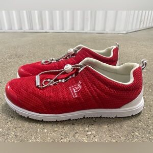 NWOB Red PROPET TRAVELWALKER™ II Athletic Sneakers W3239 Tennishoes Size 8.5